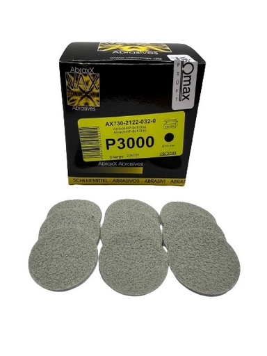 Supporto in schiuma abrasiva Visomax AbraxX-HP-Soft-Disc, P3000, Ø32 mm, 0 fori,
[VISOBLU004]