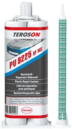 Teroson PU 9225 SF ME colla velocemente rapida per riparazione plastica
[TERKLEKSTRK5]