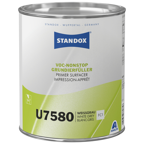 Standox reboucheur sous-couche VOC Nonstop U7580 gris blanc
[STXFUE2060]
