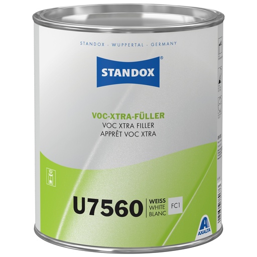 Standox VOC Surfacer Xtra blanc U7560
[STXFUE2040]