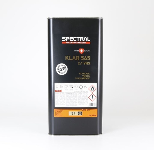 vernis acrylique incolore Novol Spectral 565 VHS 2:1; 5 lt Swiss Quality
[NOVSPKLA100]