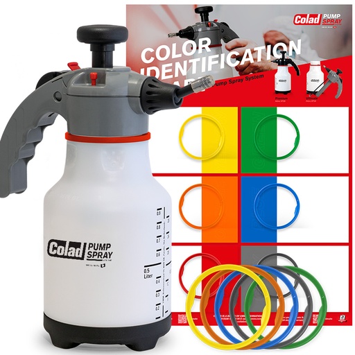 Spruzzatore a pompa Colad Ultimate 1L, robusto, resistente ai solventi
e molto resistente con
regolabile e
direzione regolabile
ugello a spruzzo.
[EMM03A0013]