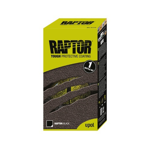 U-POL RAPTOR REVÊTEMENT DE PROTECTION - NOIR - KIT 1L - AVEC DURCISSEUR
[UPRAPRLBS1KIT]