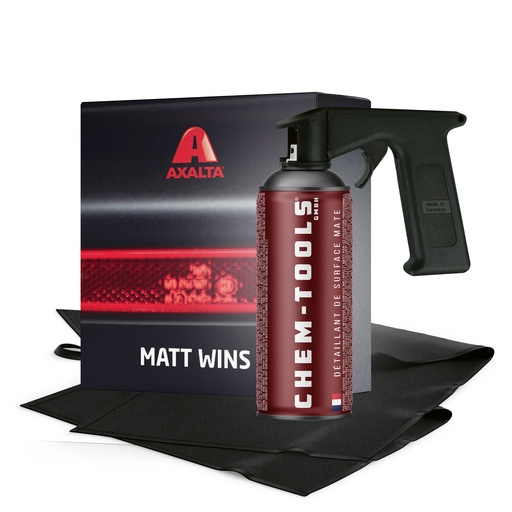 Axalta Design Mattlackpflegeset Reinigungsspray, Microfasertuch schwarz, Handgriff
[AXMATT001]